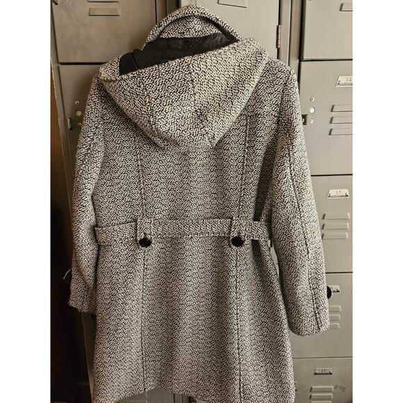 Liz Claiborne ladies wool blend hooded coat - size XL - Picture 3 of 6